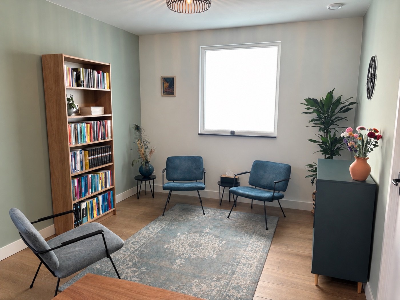 Behandelkamer van de praktijk in Vlijmen